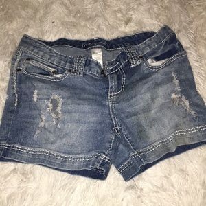 Denim shorts